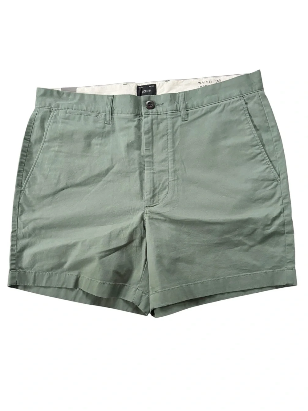 J. Crew Re-Imagined 5” stretch chino men’s shorts lot of 3 green,blue,stone| W32